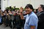 Bolivian ex-President Evo Morales waves as he walks next to Mexican Foreign Minister Marcelo Ebrard (R) upon his arrival in Mexico City, on November 12, 2019, where he was granted exile after his resignation. - Landlocked Bolivia, in crisis after its president quit amid protests over a disputed election, is among Latin Americas poorest countries despite having huge gas reserves. (Photo by PEDRO PARDO / AFP)
