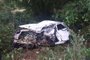 GUAPORÉ, RS, BRASIL - 13/11/2019 - Mulher morre em colisão frontal na RS-129, em Guaporé. Motorista foi arremessada para fora do veículo. 