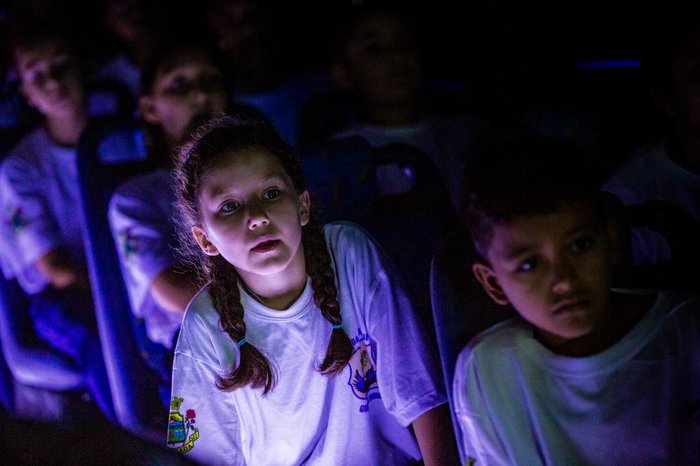 Alunos ficaram impressionados