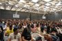  CAXIAS DO SUL, RS, BRASIL, 07/12/2019Cases do casamento comunitário reuniu 110 casais no complexo olímpico da UCS na tarde deste sábado.(Lucas Amorelli/Agência RBS)