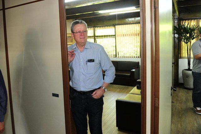 CAXIAS DO SUL, RS, BRASIL, 23/12/2019. Vereador Flávio Cassina (PTB), que assume a prefeitura temporariamente até novas eleições indiretas sejam realizadas. (Porthus Junior/Agência RBS) CAXIAS DO SUL, RS, BRASIL, 23/12/2019. Vereador Flávio Cassina (PTB), que assume a prefeitura temporariamente até novas eleições indiretas sejam realizadas. (Porthus Junior/Agência RBS)