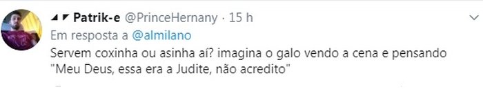 Reprodução Twitter Reprodução Twitter