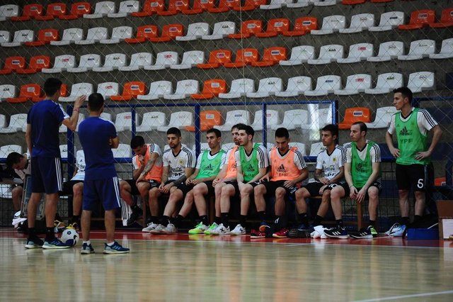 CARLOS BARBOSA, RS, BRASIL, 30/01/2020. Eliminatórias Sulamericanas da Copa do Mundo de Futsal - Treinamento da Seleção Argentina no Centro Municipal de Eventos Sérgio Luiz Guerra. (Porthus Junior/Agência RBS) CARLOS BARBOSA, RS, BRASIL, 30/01/2020. Eliminatórias Sulamericanas da Copa do Mundo de Futsal - Treinamento da Seleção Argentina no Centro Municipal de Eventos Sérgio Luiz Guerra. (Porthus Junior/Agência RBS)