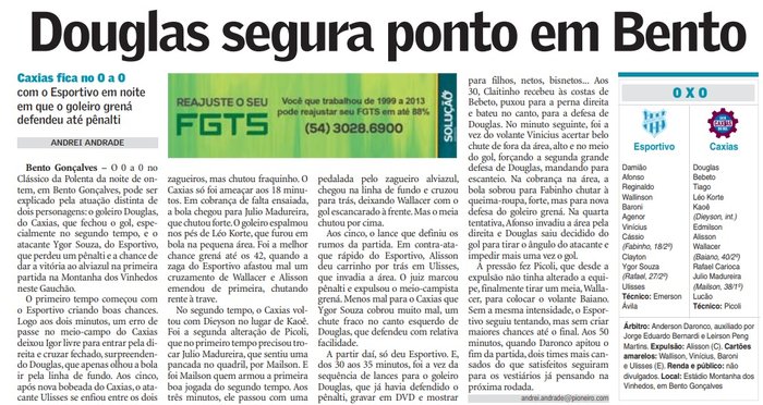 Acervo / Jornal Pioneiro Acervo / Jornal Pioneiro