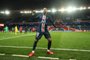  This handout photograph taken and released by the UEFA on March 11, 2020, shows  Paris Saint-Germains Brazilian forward Neymar celebrating after winning the   UEFA Champions League round-of-16 second leg football match between Paris Saint-Germain (PSG) and Borussia Dortmund at the Parc des Princes stadium in Paris. - The match is held behind closed doors due to the spread of COVID-19, the new coronavirus. (Photo by - / GETTY/UEFA / AFP) / RESTRICTED TO EDITORIAL USE - MANDATORY CREDIT AFP PHOTO / GETTY / UEFA - NO MARKETING NO ADVERTISING CAMPAIGNS - DISTRIBUTED AS A SERVICE TO CLIENTSEditoria: SPOLocal: ParisIndexador: -Secao: soccerFonte: GETTY/UEFAFotógrafo: Handout<!-- NICAID(14447984) -->