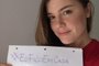 Alice Wegmann faz campanha #EuFicoEmCasa<!-- NICAID(14461605) -->