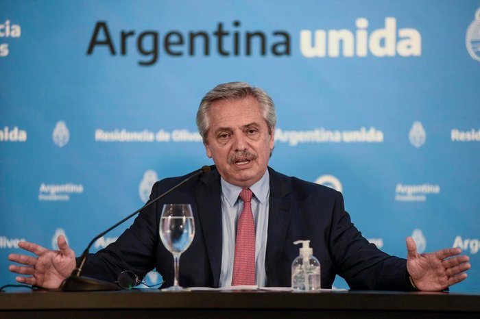 Divulgação / Argentina's Presidency Press Off / AFP Divulgação / Argentina's Presidency Press Off / AFP