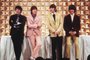  This photo taken on June 29, 1966 shows members of the British band The Beatles, (L to R) Paul McCartney, John Lennon, Ringo Starr and George Harrison, holding a press conference in Tokyo at the start of their tour. - A group of Japanese Beatles fans on October 30, 2018 have lost their bid to get police to hand over historic footage of the bands legendary 1966 Japan visit. (Photo by JIJI PRESS / JIJI PRESS / AFP) / Japan OUTEditoria: ACELocal: TokyoIndexador: JIJI PRESSSecao: musicFonte: JIJI PRESSFotógrafo: STR<!-- NICAID(14472663) -->