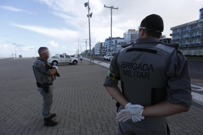 Brigada Militar também participou da operação de fiscalização