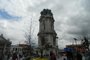 Relógio Monumental, na Praça da Independência, em Pachuca, capital de Hidalgo, México. Foto de outubro de 2019. <!-- NICAID(14484032) -->