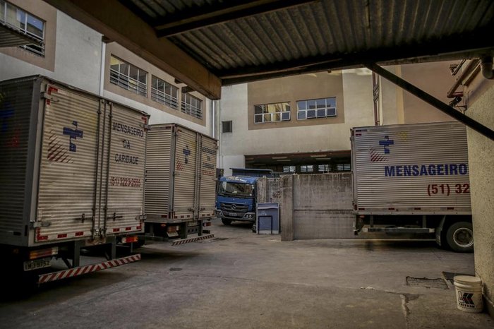 Movimentação dos caminhões, que anteriormente era constante, não existe durante a pandemia