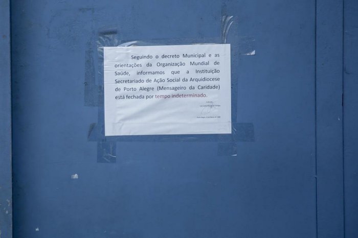 Instituição não pode abrir