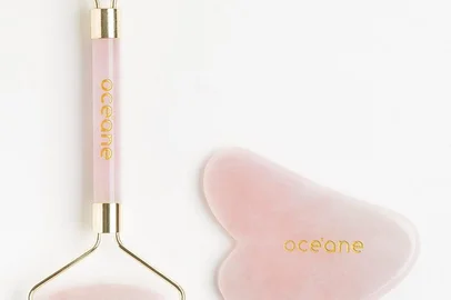 oceane, gua sha, roller, quartzo rosa<!-- NICAID(14498315) -->