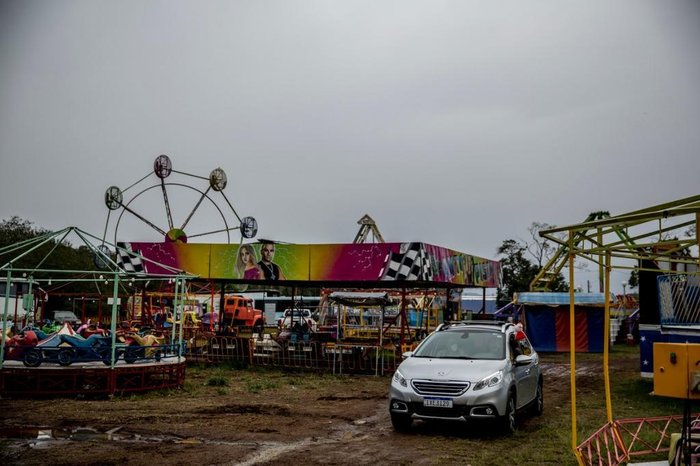 Chegada ao circo na Zona Sul