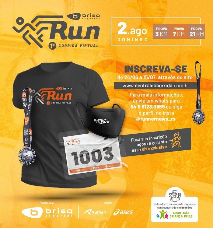 Corrida Virtual / Divulgação Corrida Virtual / Divulgação
