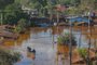  ENCANTADO, RS, BRASIL - 09.07.2020 - Temporal com muita chuva atingiu a cidade, causando transtornos como alagamentos/enchentes. (Foto: Lauro Alves/Agencia RBS)<!-- NICAID(14541327) -->