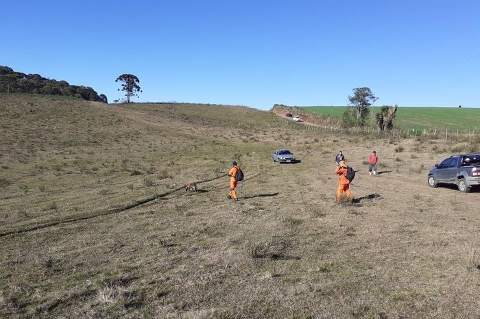 Buscas foram realizadas em açudes e campos de propriedades rurais