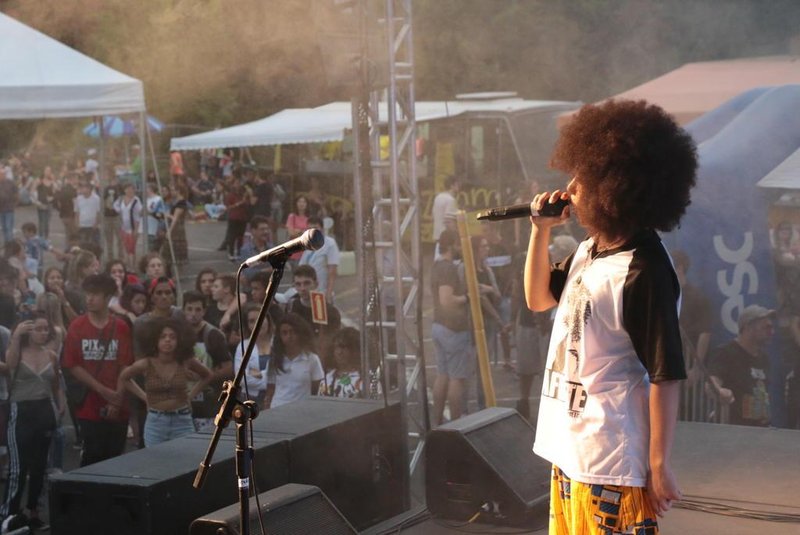 Slam das Manas no encerramento do Festival Música de Rua, em Caxias do Sul<!-- NICAID(14065995) -->
