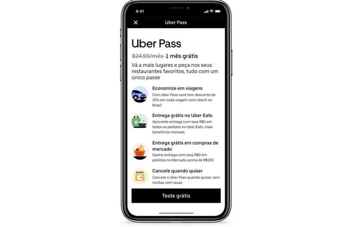 Uber / Reprodução Uber / Reprodução