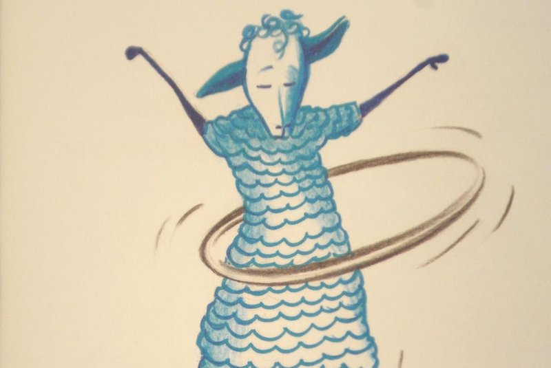  CAXIAS DO SUL, RS, BRASIL, 09/10/2019Sobre o livro: Ilustrações do livro Celeste - A Ovelha Azul, de Elvio Gonçalves e Ernani Carraro<!-- NICAID(14282968) -->