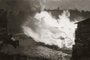 Bombeiros tentam controlar as chamas que atingiram a Cooperativa Madeireira Caxiense em 3 de outubro de 1949<!-- NICAID(14576061) -->