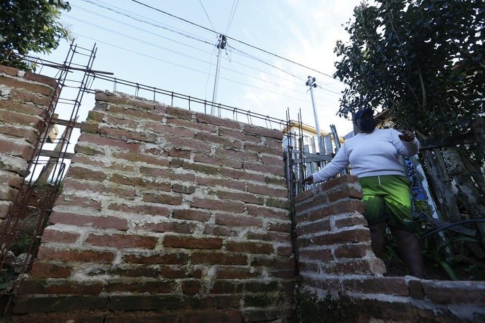 No andar superior, ficará o quarto com banheiro