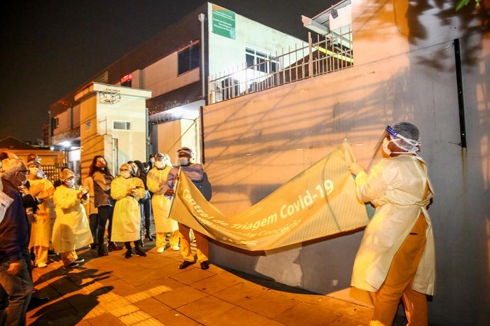 Estrutura foi desativada na noite desta quarta-feira.