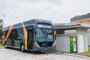 Foto da reportagem Sete ideias para inspirar Porto Alegre. Na foto, ônibus elétrico desenvolvido pela UFSC para o o Sistema Integrado de Transporte Coletivo da Grande Florianópolis (SC).<!-- NICAID(14613172) -->