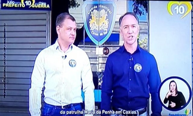 Júlio Freitas e Chico Guerra (Republicanos) no horário eleitoral<!-- NICAID(14621373) --> Júlio Freitas e Chico Guerra (Republicanos) no horário eleitoral<!-- NICAID(14621373) -->