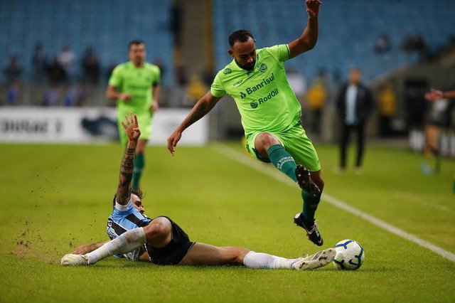 PORTO ALEGRE, RS, BRASIL,29/05/2019- Grêmio x Juventude, partida válida pela Copa do Brasil. (FOTOGRAFO: FÉLIX ZUCCO / AGENCIA RBS)<!-- NICAID(14100167) --> PORTO ALEGRE, RS, BRASIL,29/05/2019- Grêmio x Juventude, partida válida pela Copa do Brasil. (FOTOGRAFO: FÉLIX ZUCCO / AGENCIA RBS)<!-- NICAID(14100167) -->
