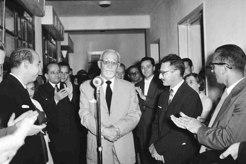 Inauguração do Hospital Nossa Senhora de Fátima - Dr. Virvi Ramos.Caxias do Sul, 1957.<!-- NICAID(12778308) -->