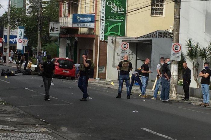 Equipe é composta pelo esquadrão antibombas do Bope de Santa Catarina
