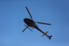 Helicóptero da Polícia Civil presta apoio aéreo