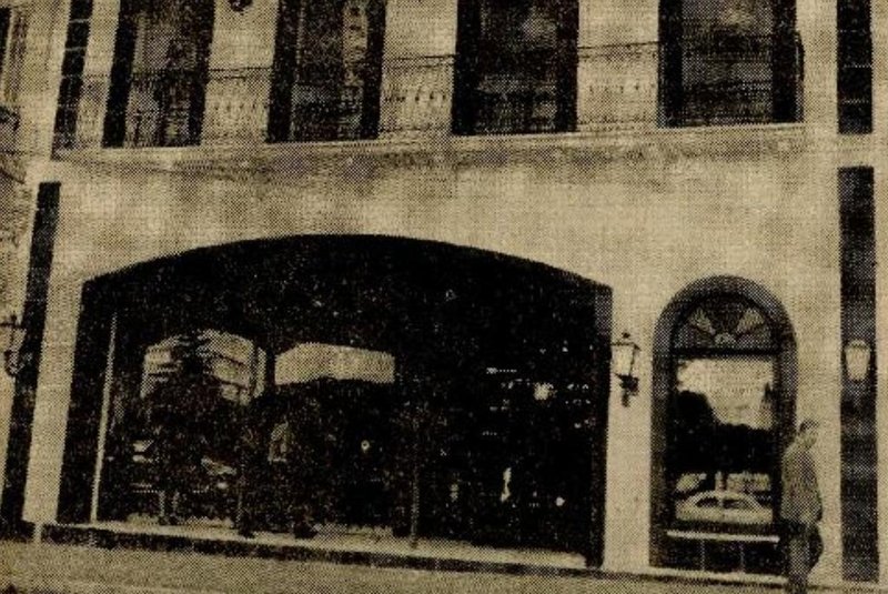 Novo endereço da Tapeçaria Rio em 1973, atual Super Andreazza, em frente à Praça Dante Alighieri, na Av. Júlio de Castilhos.<!-- NICAID(14670777) -->