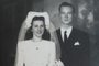 Elda Fochesato e Tercílio Fochesato. Casamento em 1947.. Ela faleceu na última terça, aos 98 anos. <!-- NICAID(14672870) -->