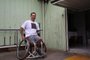  CAXIAS DO SUL, RS, BRASIL (31/12/2020)Evair Pinheiro, atleta de basquete em cadeira de rodas, que sofreu um acidente grave em março e está se recuperando. Ele deseja voltar a praticar o esporte no próximo ano. (Antonio Valiente/Agência RBS)<!-- NICAID(14680928) -->