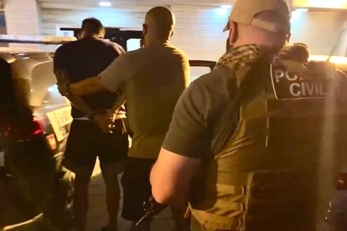 Noite da prisão de Pequeno em Itapema (SC)