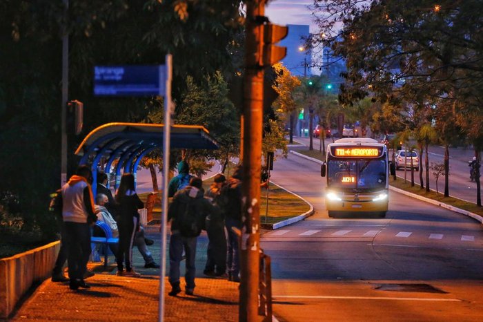 Na altura da Terceira Perimetral com a Avenida Ipiranga
