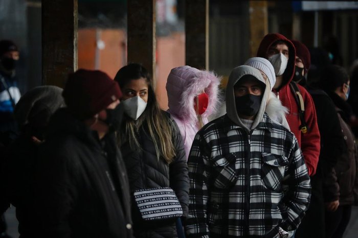 Sensação de frio ganhou força na manhã desta terça-feira (20)