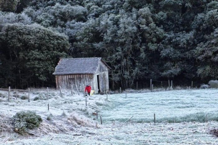 Na zona rural de Caxias do Sul, a natureza proporcionou um cenário cinematográfico