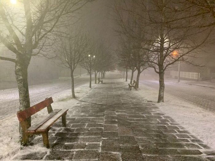 Registro da neve em São Francisco de Paula