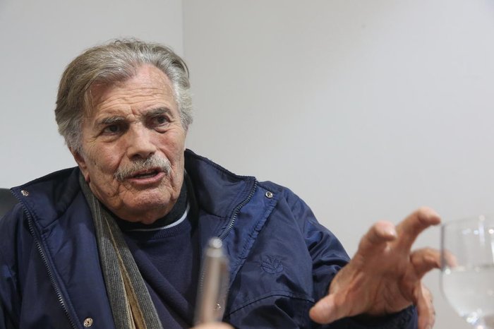 Tarcísio Meira durante visita à Expointer