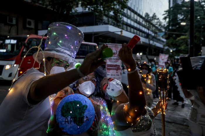 Performance vai se repetir nesta terça-feira na Avenida Assis Brasil, em frente ao Shopping Walling