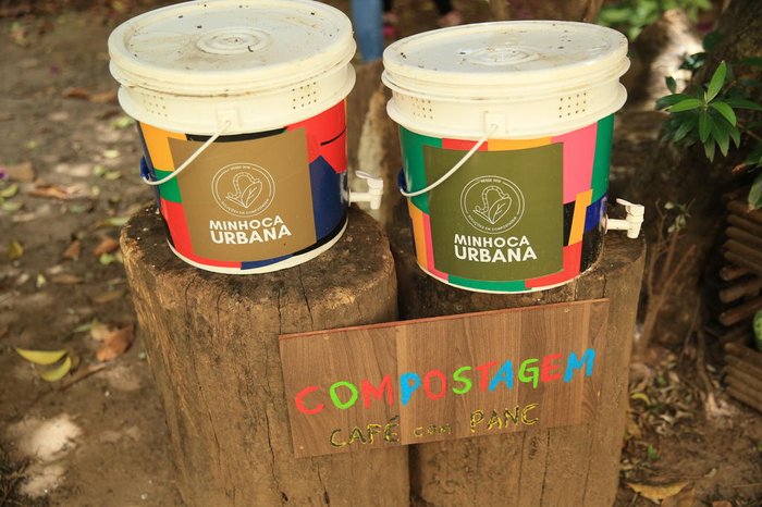 Espaço também tem compostagem