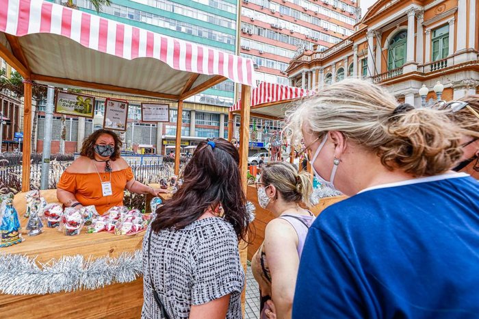 A Vila de Natal recebe os visitantes diariamente das 14h às 20h