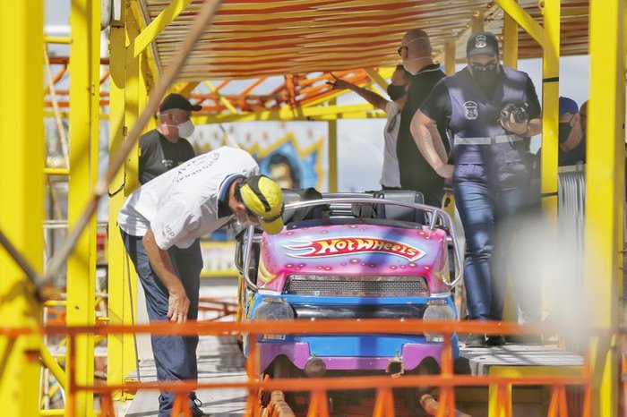 IGP está realizando a perícia na manhã desta quarta-feira