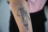 Toquinho foi imortalizado em uma tatuagem no braço de Mariana