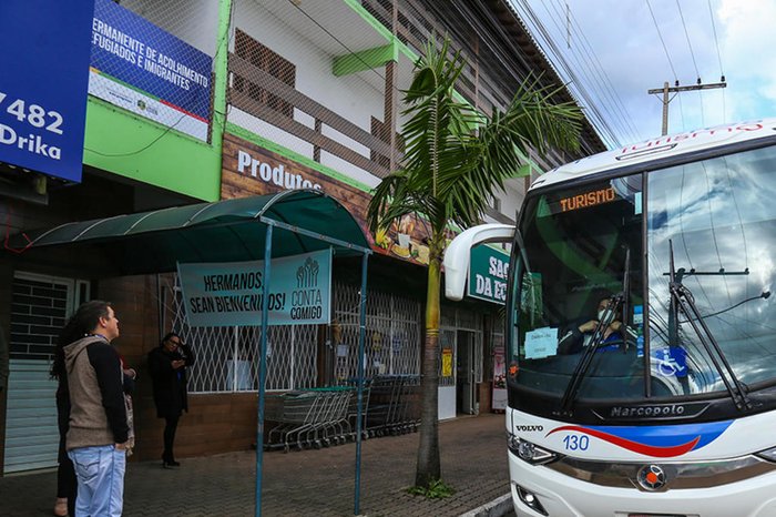 Chegada do primeiro grupo ao centro ocorreu na tarde de 19 de maio