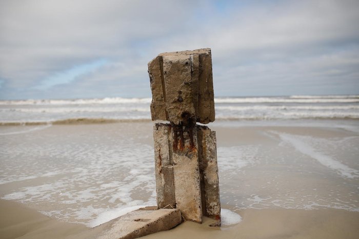 Moradores de Tramandaí estão acostumados com as ressacas do mar