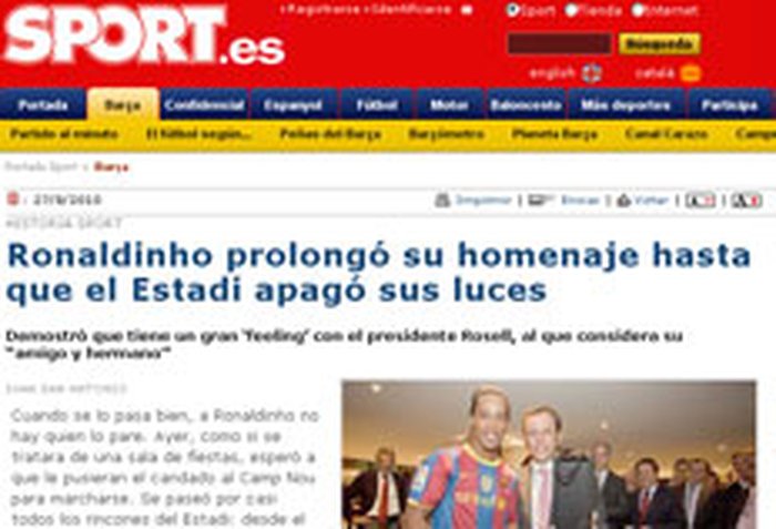 Reprodução, sport.es / null Reprodução, sport.es / null